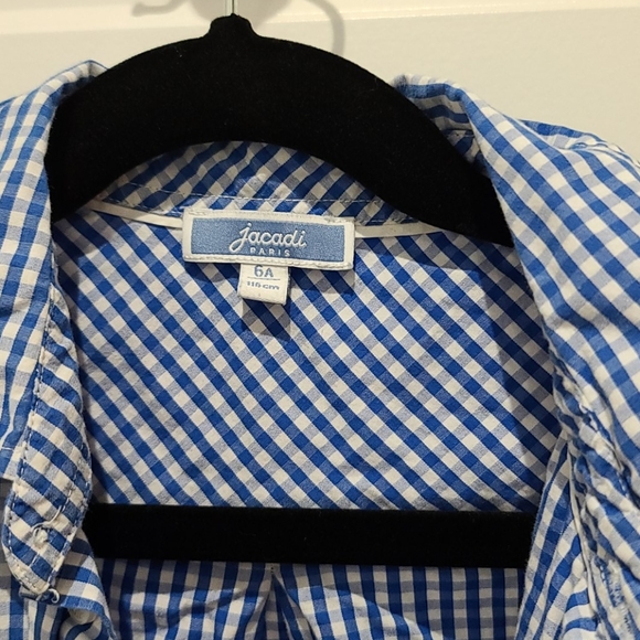 Boys, long sleeve, checkered button up shirt - Picture 2 of 4